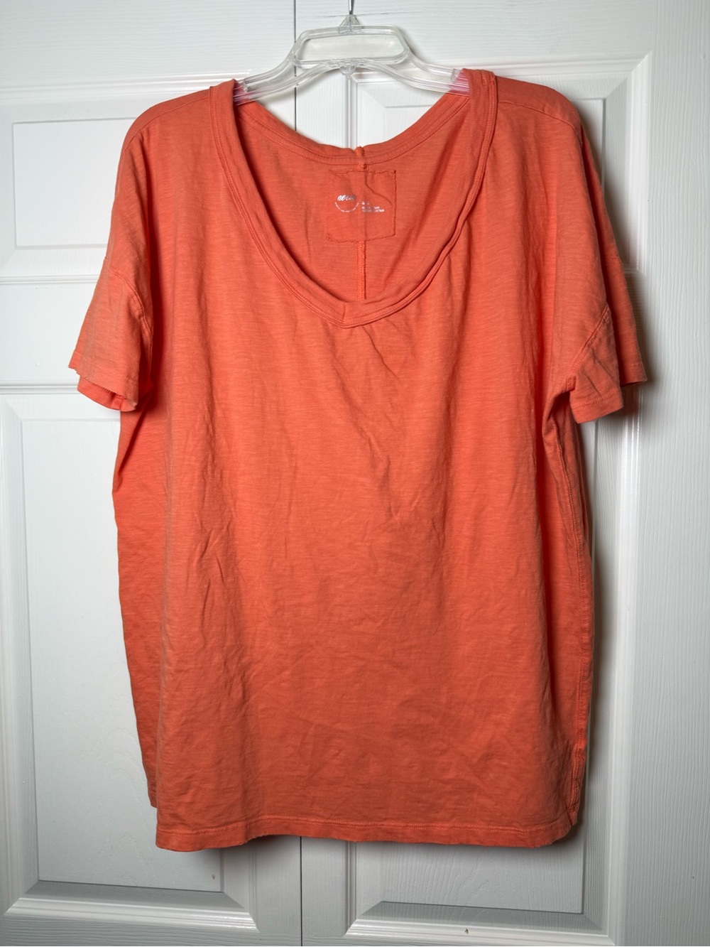 Aerie 100% Cotton Orange Short Sleeve Tee